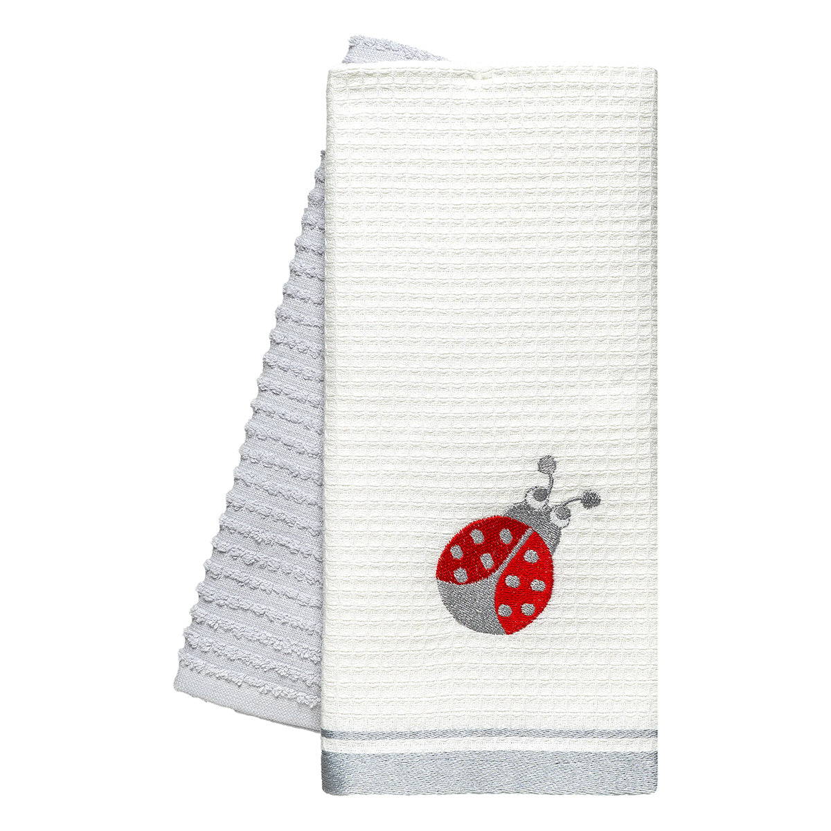 Ποτηρόπανα σετ 2τμχ Ladybug Art 8816 40x60 Γκρι από την εταιρεία Beauty Home
