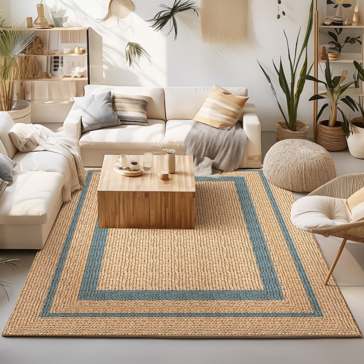 Χαλί Tropic Art 9138 (9138-160Χ230-Blue)