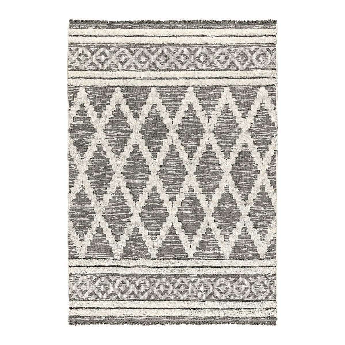 Πατάκι βαμβακερό Morocotton 9235 75x150 Γκρι από την εταιρεία Beauty Home