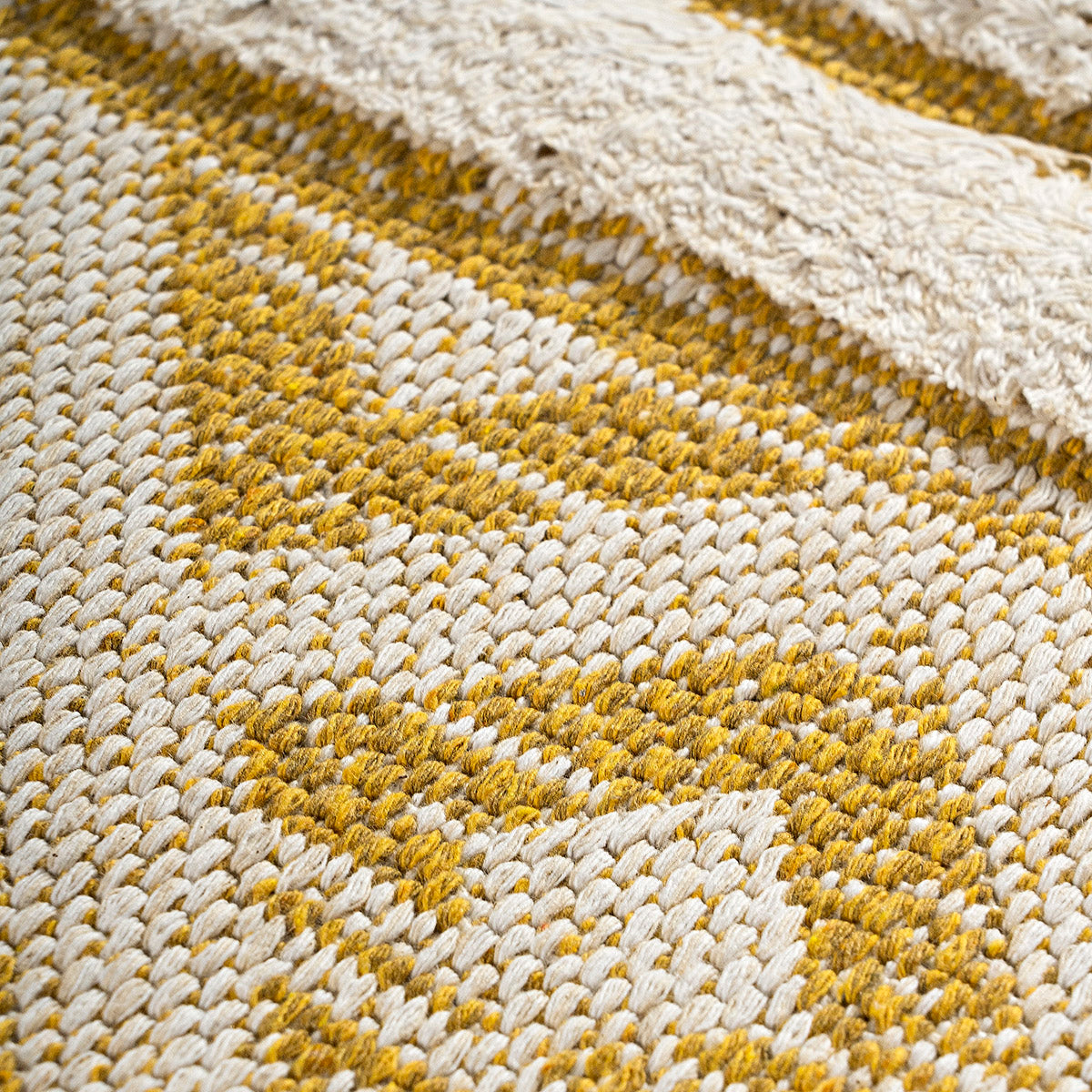 Χαλί βαμβακερό Morocotton 9236 150x220 Κίτρινο από την εταιρεία Beauty Home