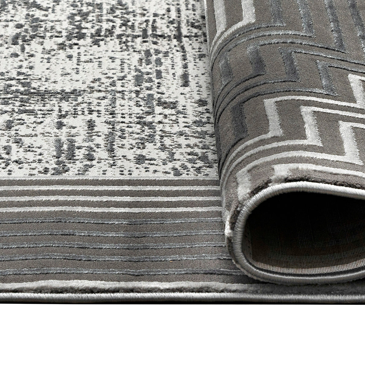 Διάδρομος με το μέτρο Prestige Art 9324 67cm Grey - Γκρι Default Title από την εταιρεία Beauty Home