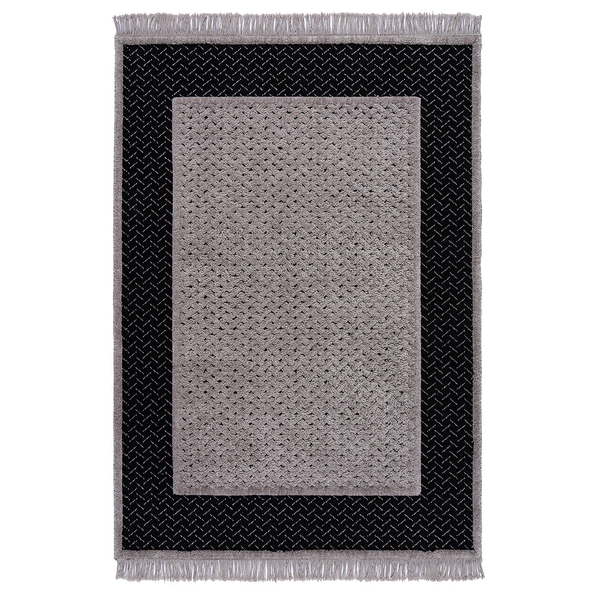 Χαλί Noir Art 9436 200x290 Black Μαύρο από την εταιρεία Beauty Home