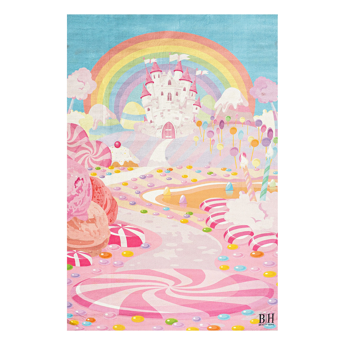 Χαλί παιδικό Fun Art 9572 135x180 Ροζ από την εταιρεία Beauty Home