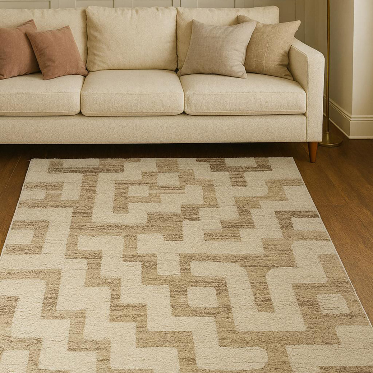 Χαλί Puffy Art 9657 Μπεζ από την εταιρεία Beauty Home