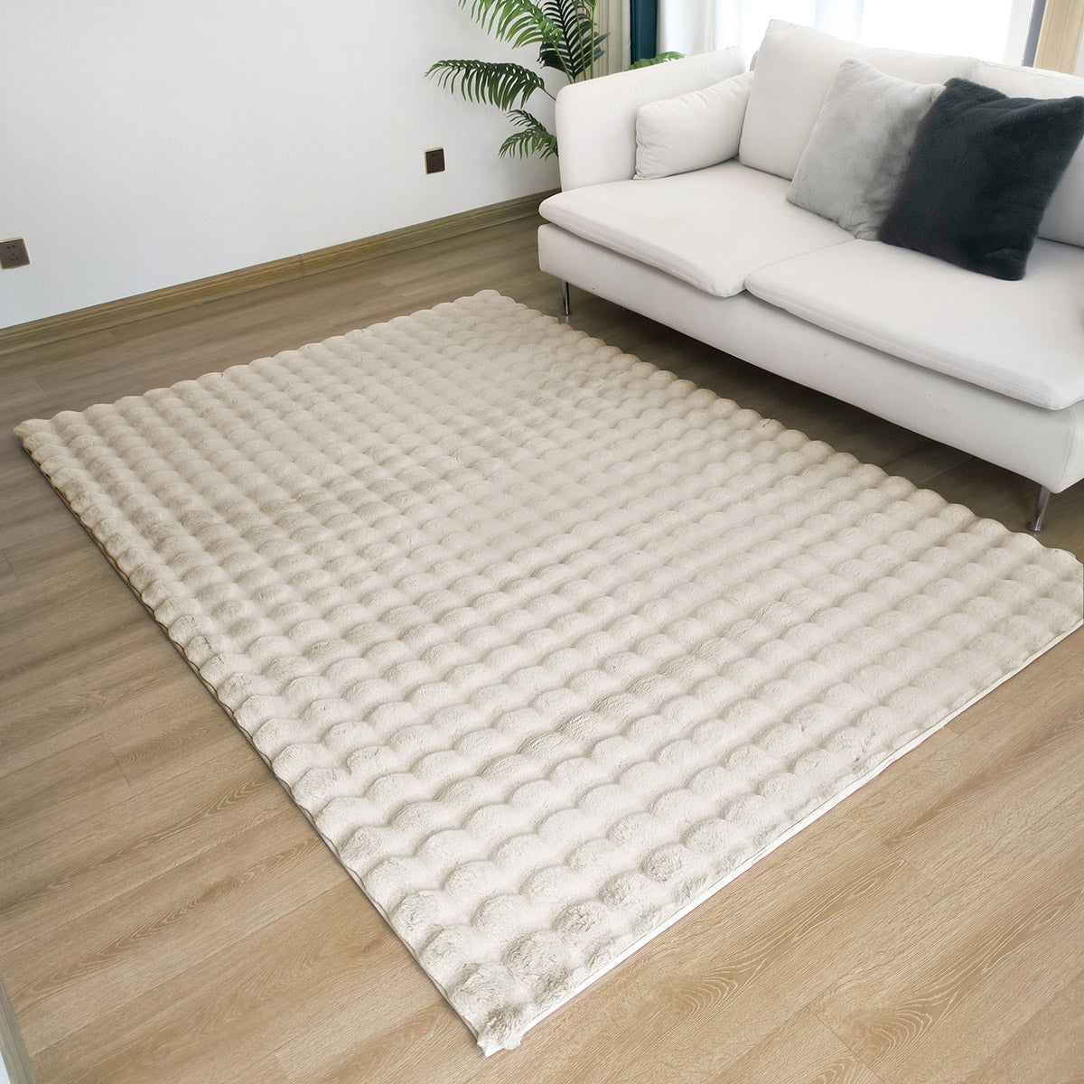 Χαλί Bubble Art 9662 Εκρού από την εταιρεία Beauty Home