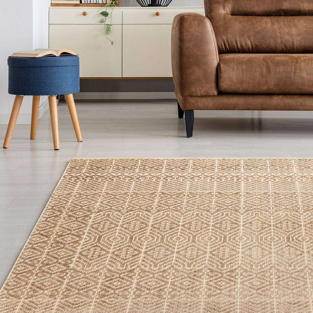 Χαλί Boutique Art 9820 195x290 Μπεζ από την εταιρεία Beauty Home