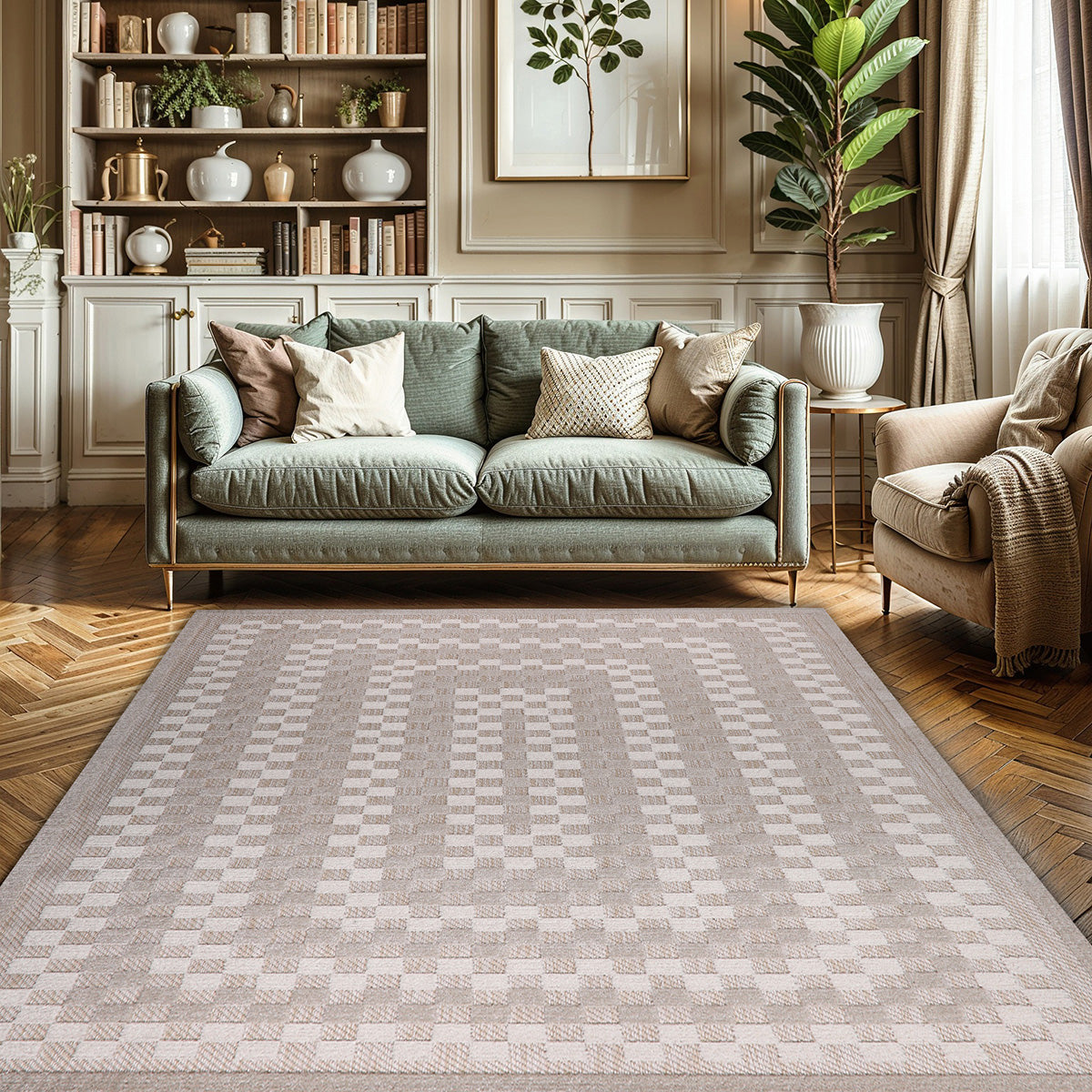 Χαλί Sahara Art 9967 160x230 Μπεζ Default Title από την εταιρεία Beauty Home