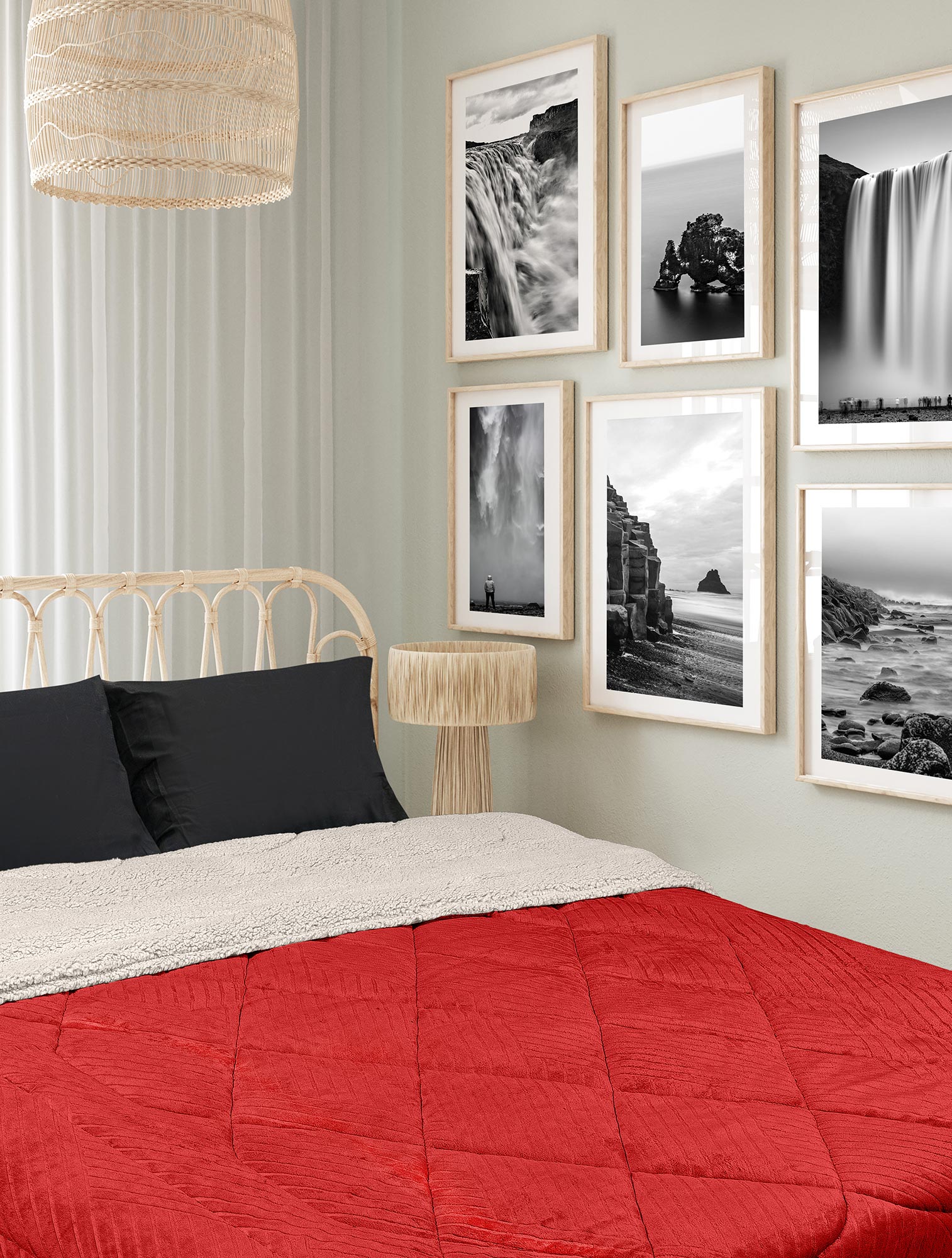 Κουβερτοπάπλωμα CHILL RED BEIGE από την εταιρεία Madi