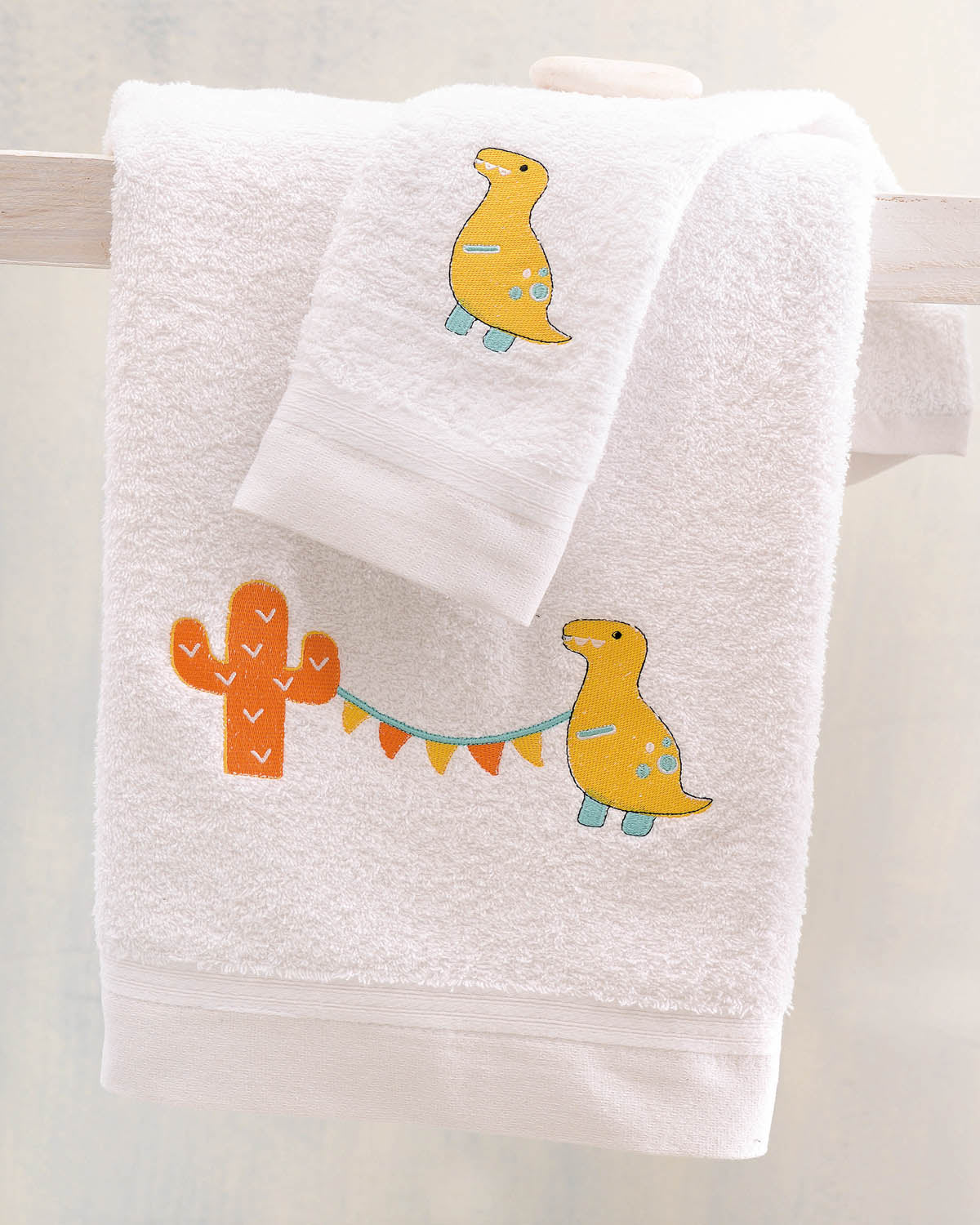 DIEGO ΚΙΤΡΙΝΟ - Σετ πετσέτες παιδικές 2 τεμ. από την εταιρεία Rythmos Home