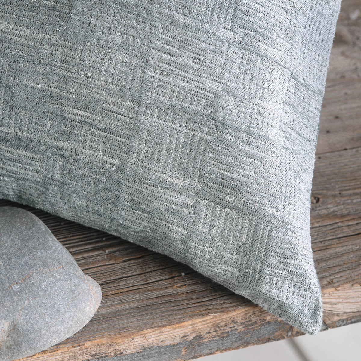 KENYA Γκρι - Μαξιλαροθήκη από την εταιρεία Rythmos Home