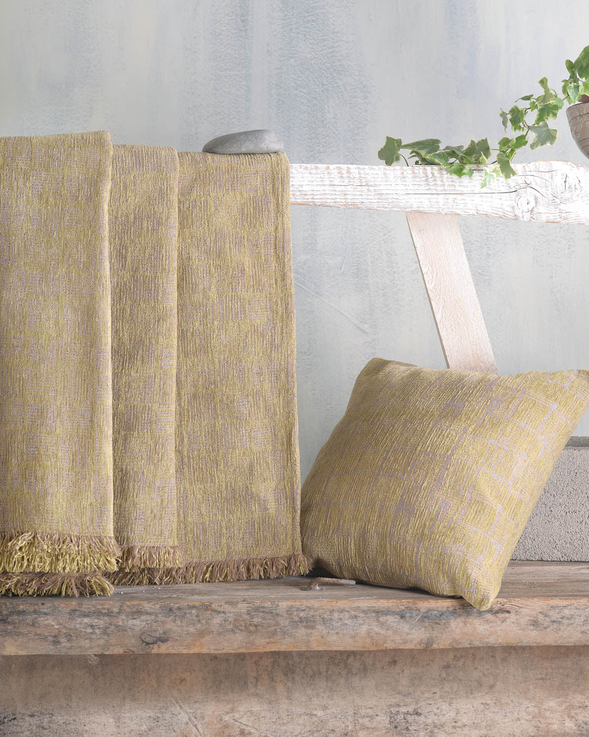 KENYA ΩΧΡΑ - Μαξιλαροθήκη από την εταιρεία Rythmos Home