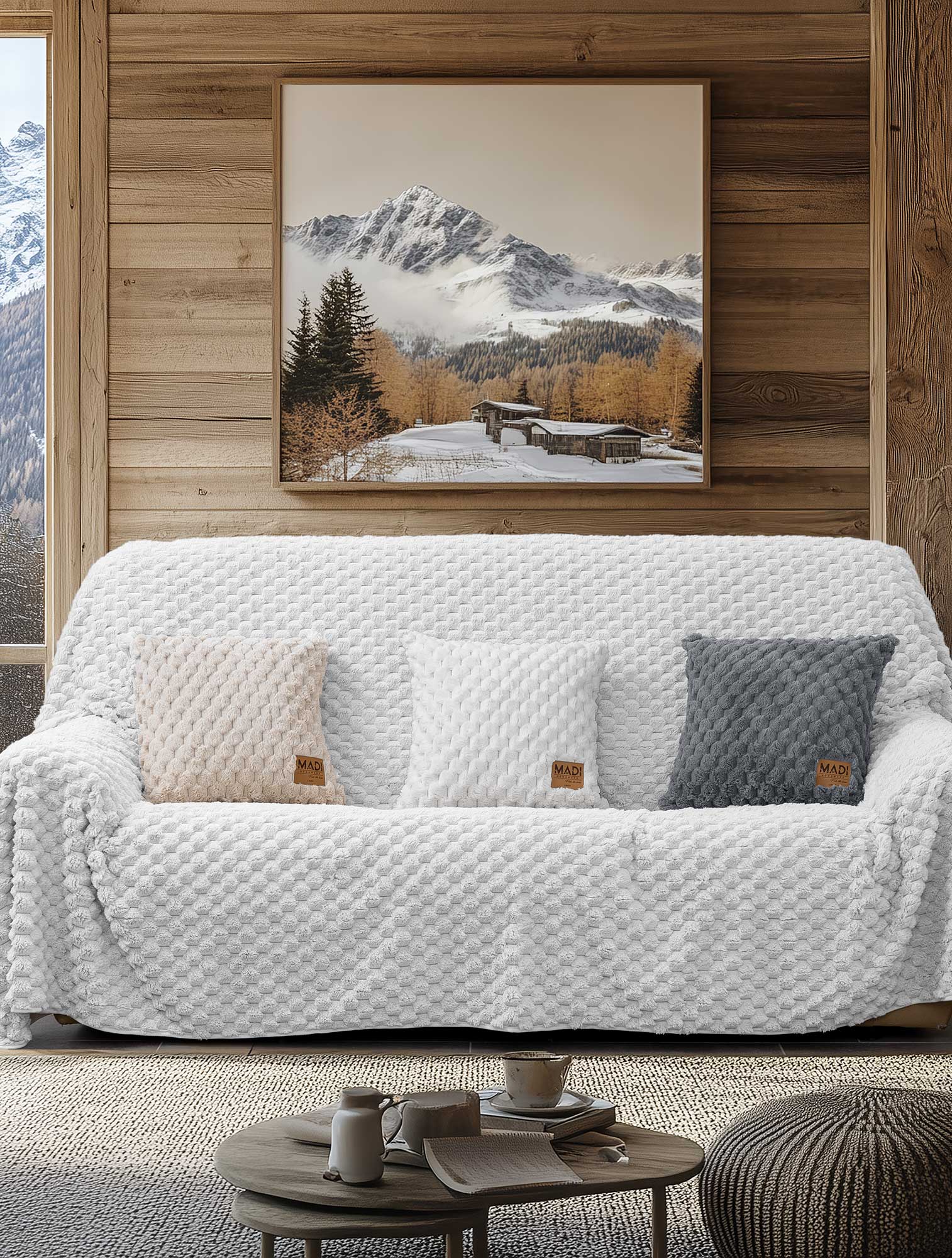 Ριχτάρι MAISONY WHITE από την εταιρεία Madi