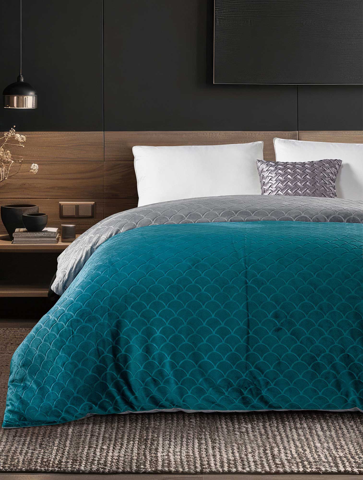 Παπλωματοθήκη NEVOLA PETROL από την εταιρεία Madi