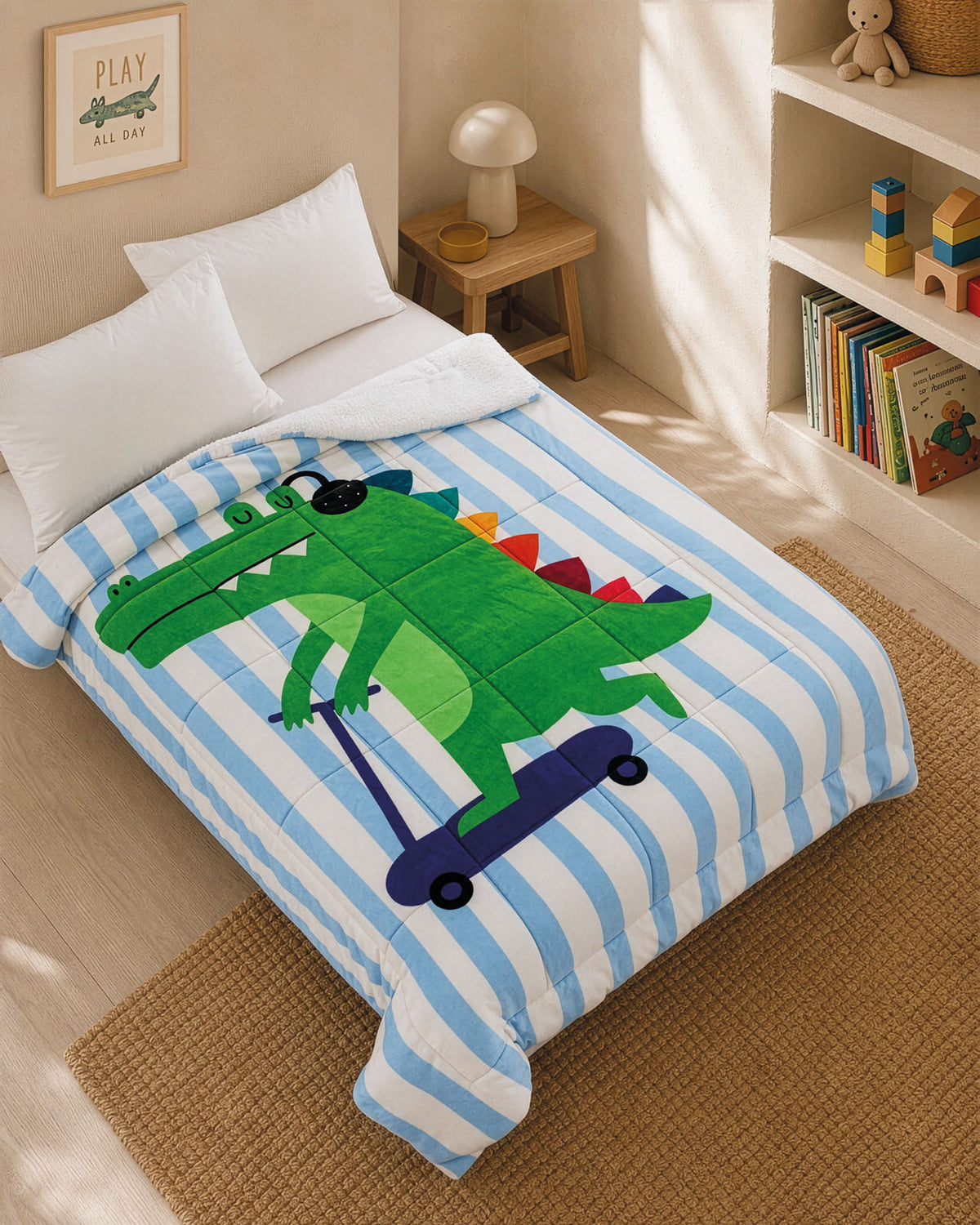 ROLLING CROC - ΚΟΥΒΕΡΤΑ ΠΑΙΔΙΚΗ DIGITAL (flannel fleece)