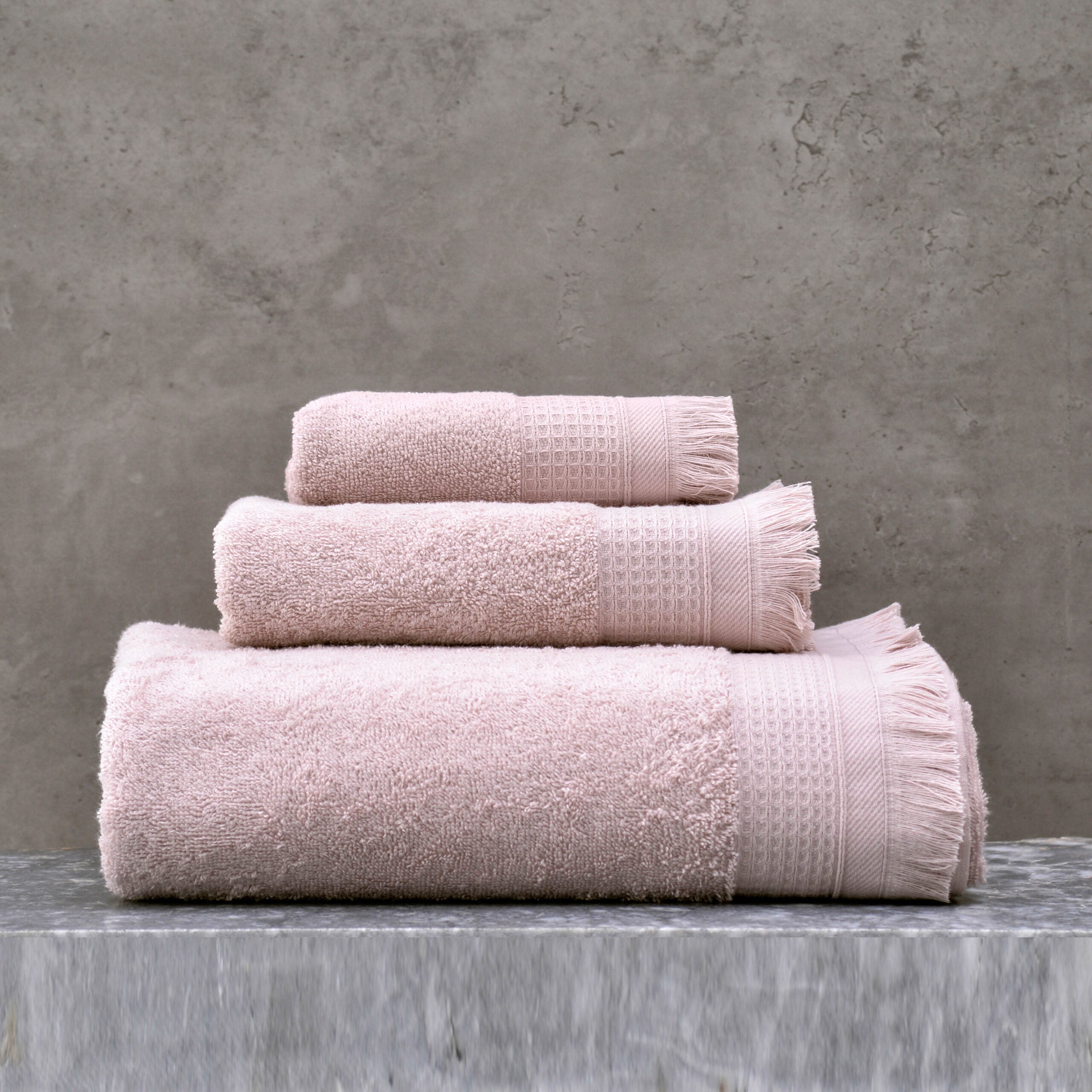 TANNY - Σετ πετσέτες 3 τεμ. Νουντ 30 x 50, 50 x 90, 70 x 140 από την εταιρεία Rythmos Home