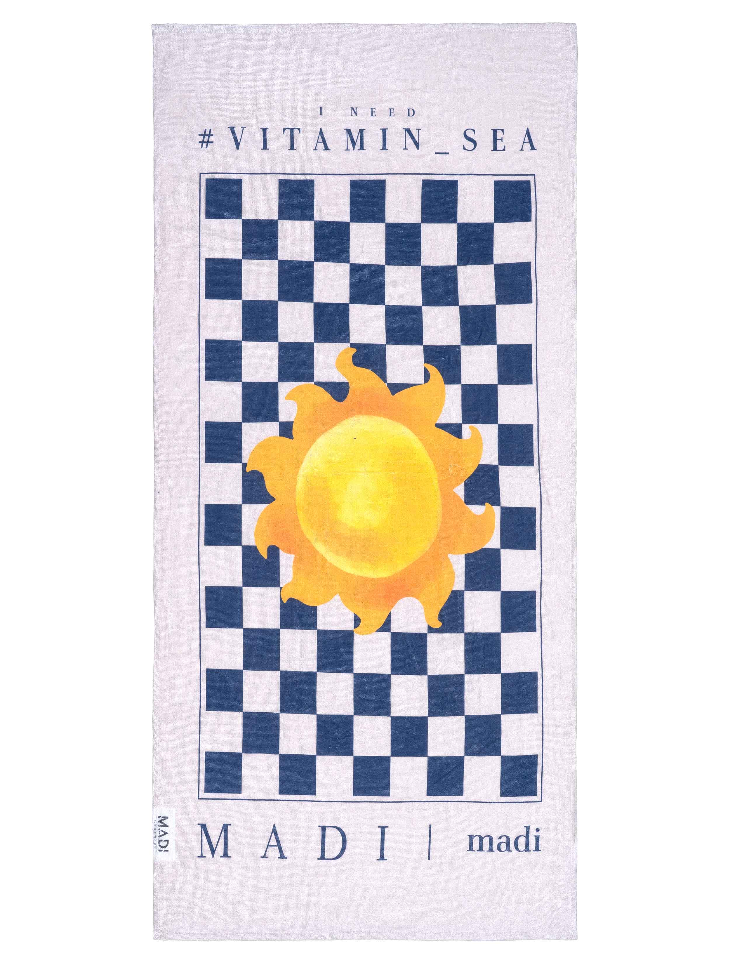 Πετσέτα Θαλάσσης VITAMIN SEA από την εταιρεία Madi