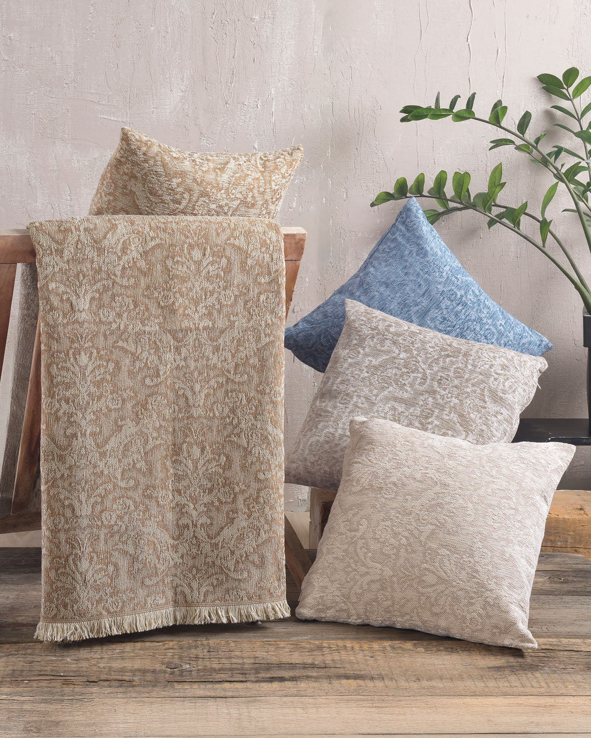 BIANCO Καφέ - Μαξιλαροθήκη από την εταιρεία Rythmos Home