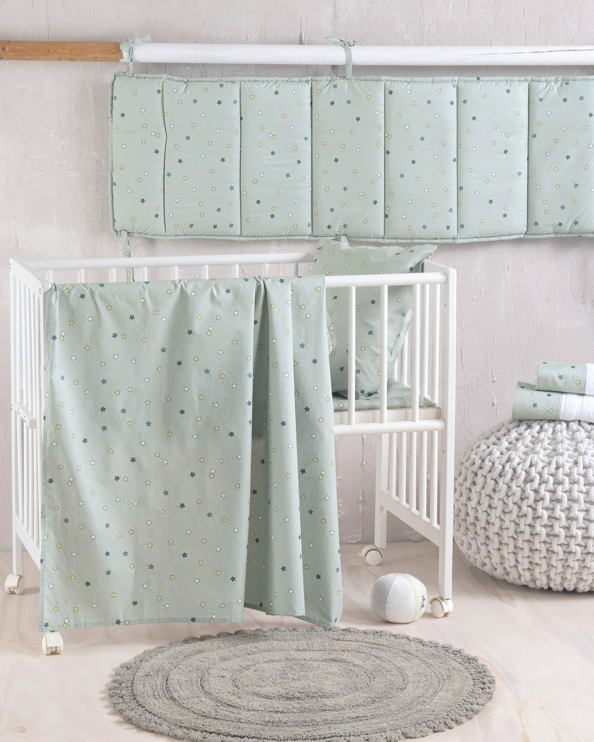 BLAZE Πράσινο - Πάπλωμα βρεφικό 110 x 150 Πράσινο 110 x 150 από την εταιρεία Rythmos Home