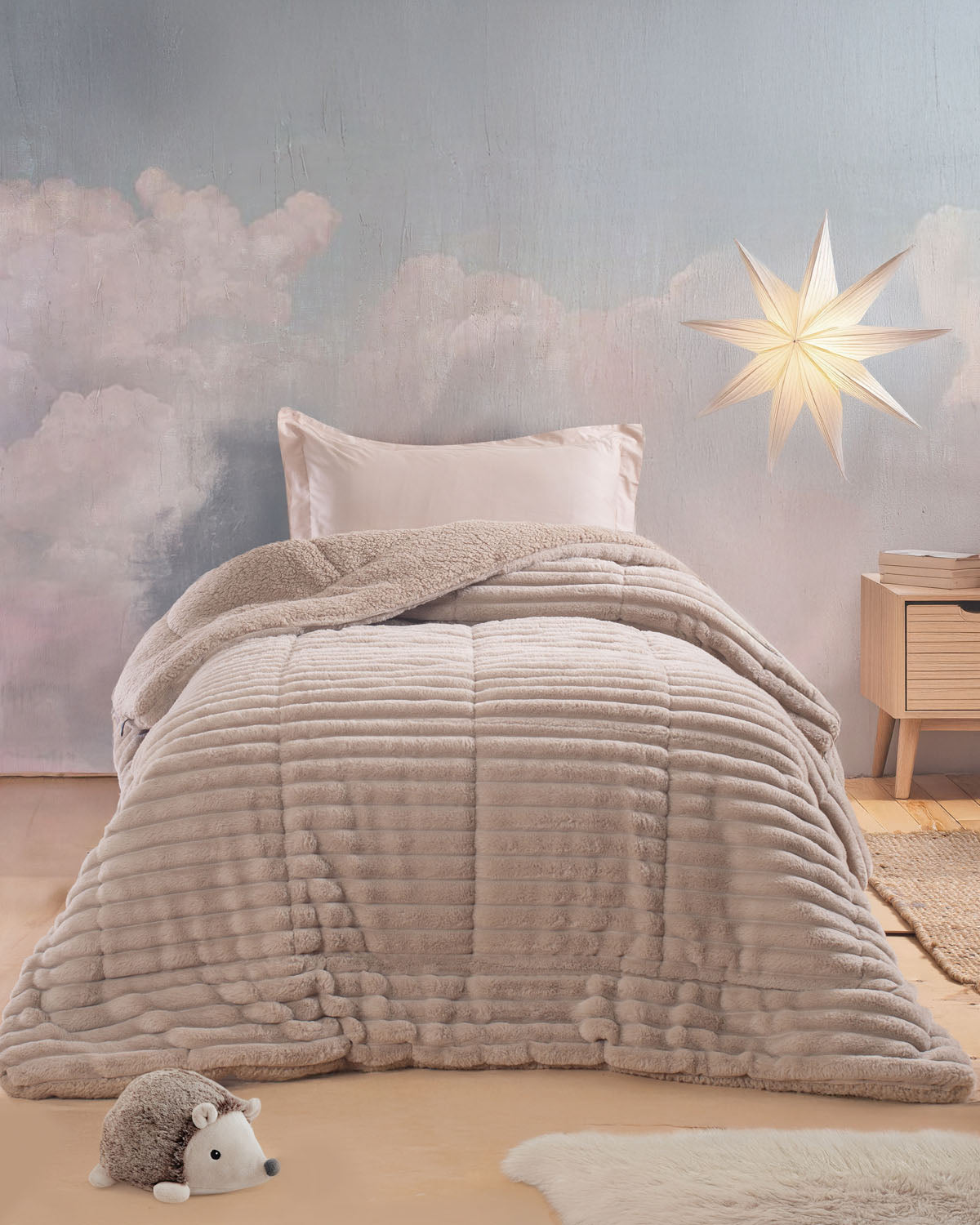 BUTTER Μπεζ - Κουβερτοπάπλωμα από την εταιρεία Rythmos Home