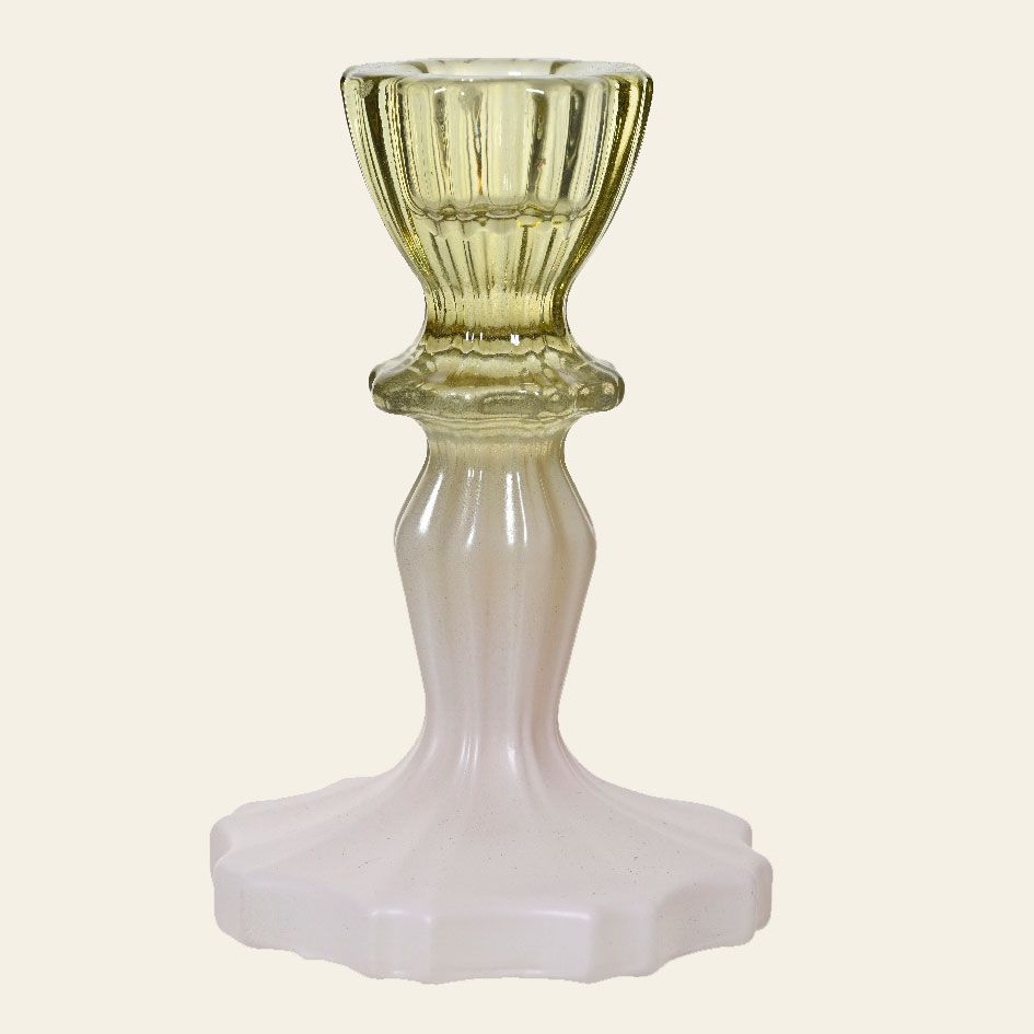 Γυάλινο κηροπήγιο 7.5cm x 11.2cm