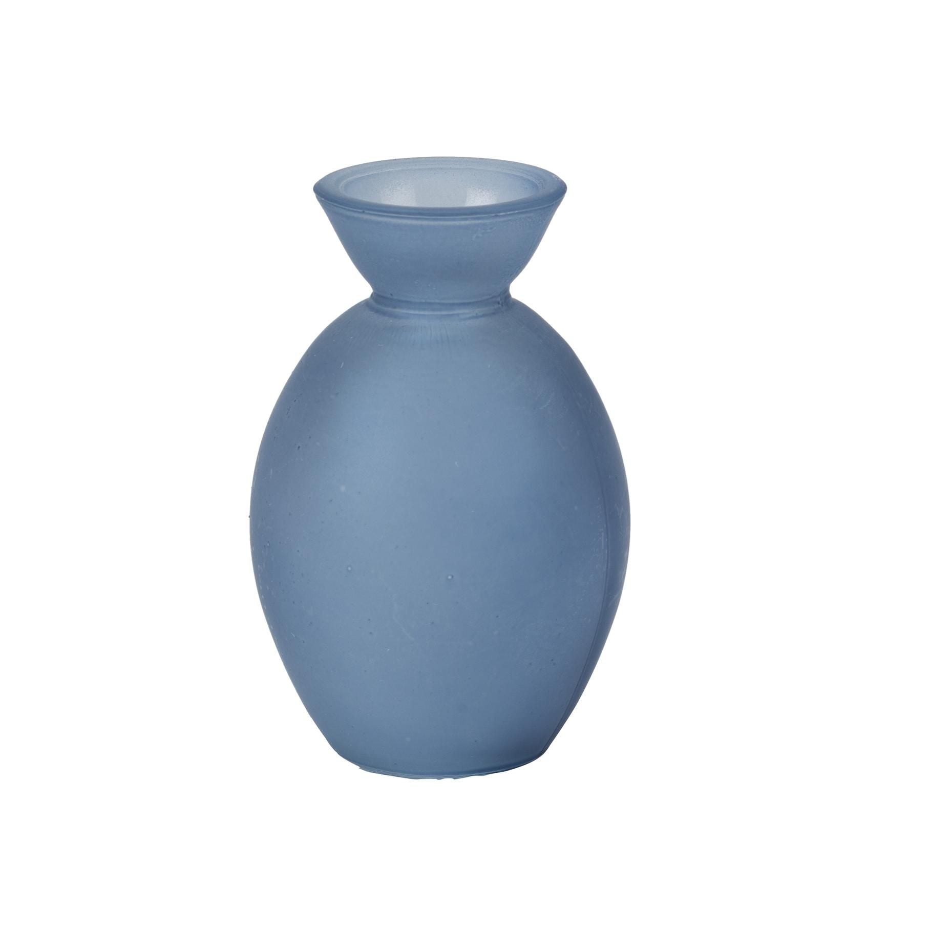 Γυάλινο Βάζο Noam Μπλε 7 x 10,5 CM – 150ml