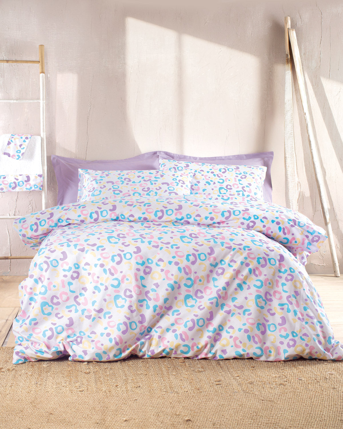 CANDY - Σετ παπλωματοθήκη Symbol Λευκό από την εταιρεία Rythmos Home