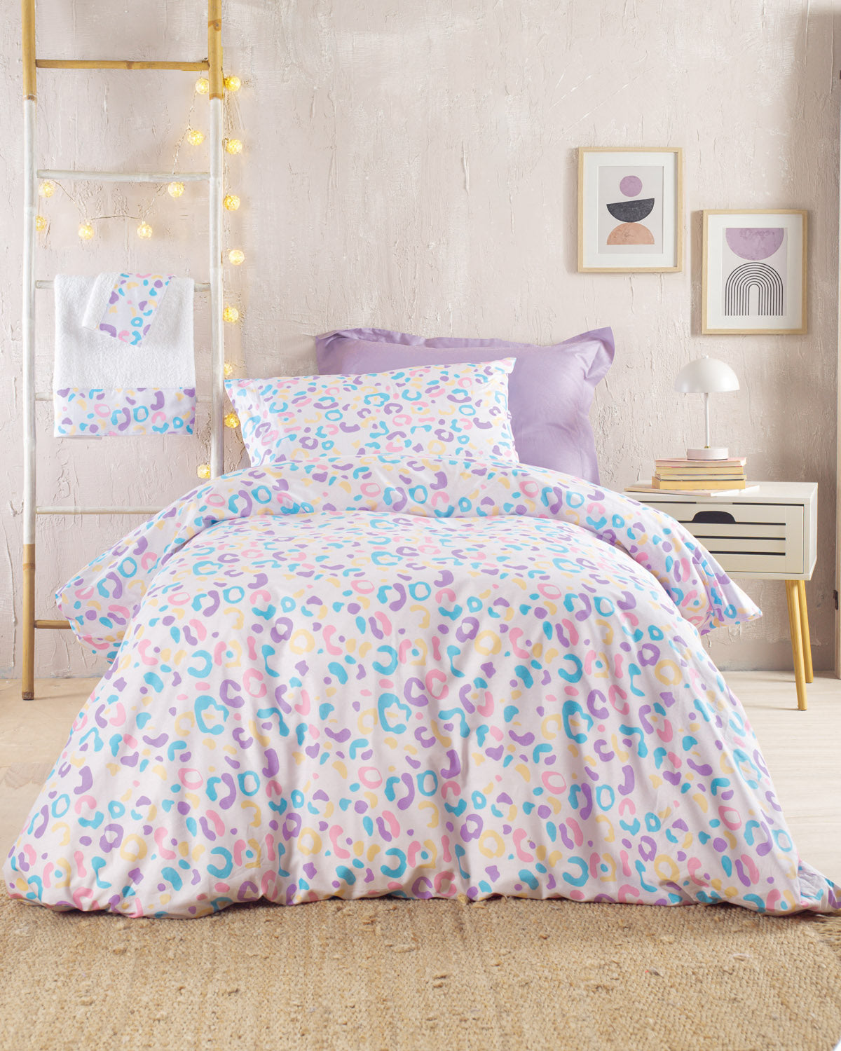 CANDY - Σετ παπλωματοθήκη παιδική 2 τεμ. Ημίδιπλο Λευκό 160 x 250 από την εταιρεία Rythmos Home