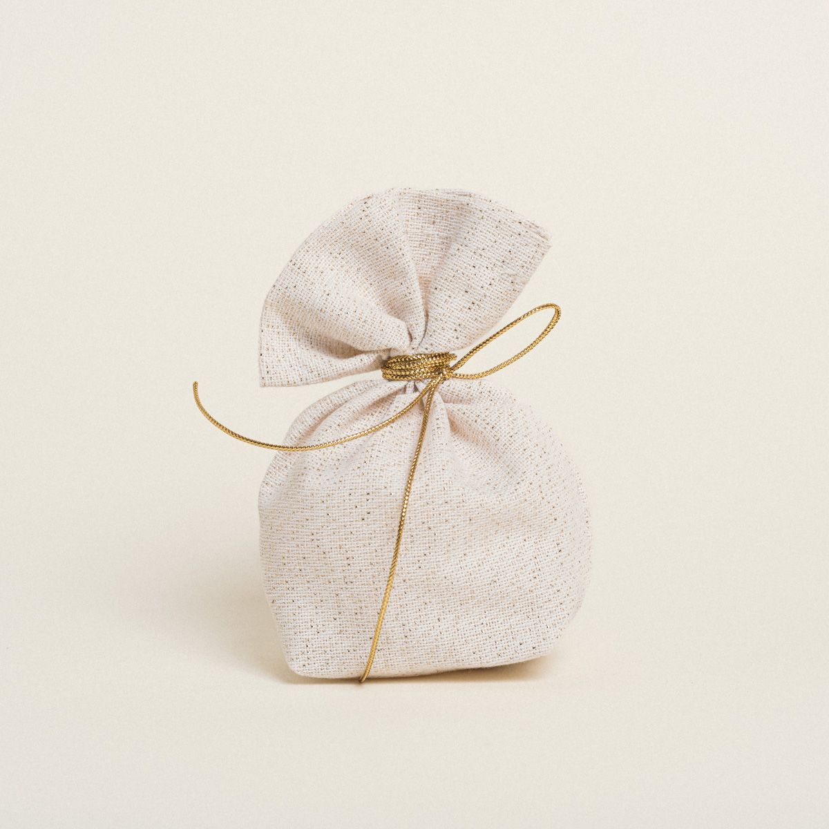 ΠΟΥΓΚΙ ΜΕ ΒΑΣΗ 8 x 12 cm ΕΚΡΟΥ ΧΡΥΣΟ LUREX