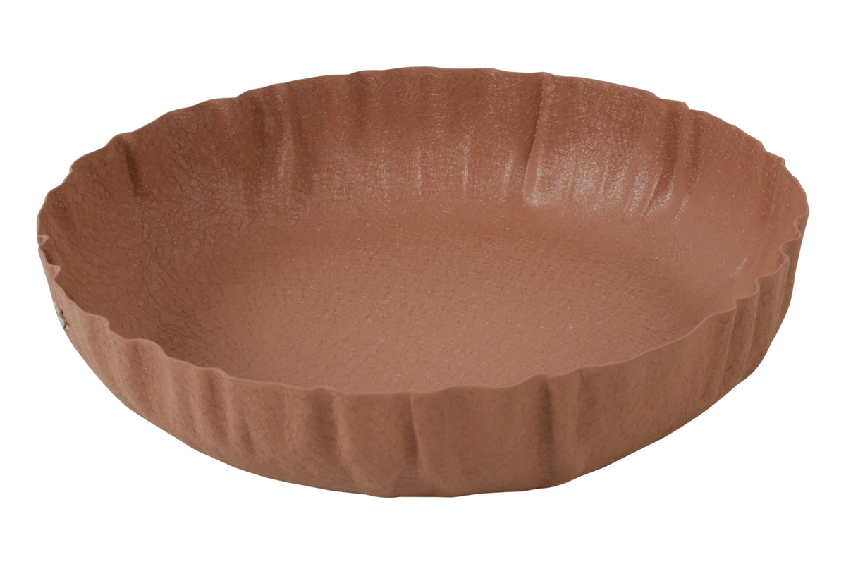 Πιατέλα μεταλλική terracotta 20,5cm