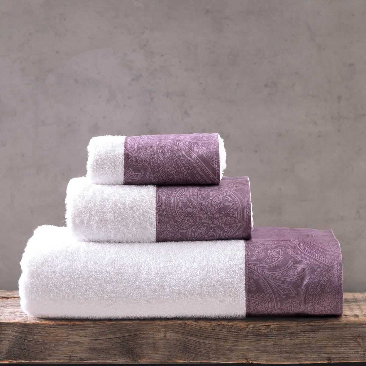 CHARISMA Μοβ - Σετ πετσέτες 3 τεμ. από την εταιρεία Rythmos Home