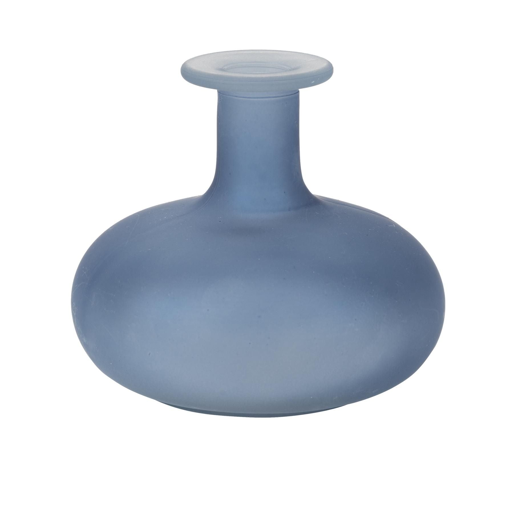 Γυάλινο Βάζο Emy Μπλε 12 x 10 CM – 470ml
