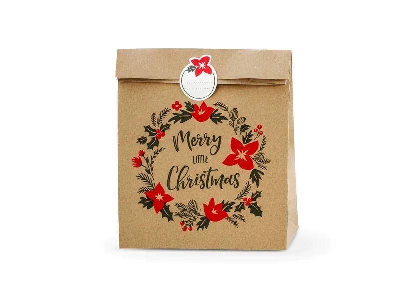 ΣΑΚΟΥΛΑΚΙΑ Merry Little Christmas, 3 ΤΜΧ 25x11x27cm