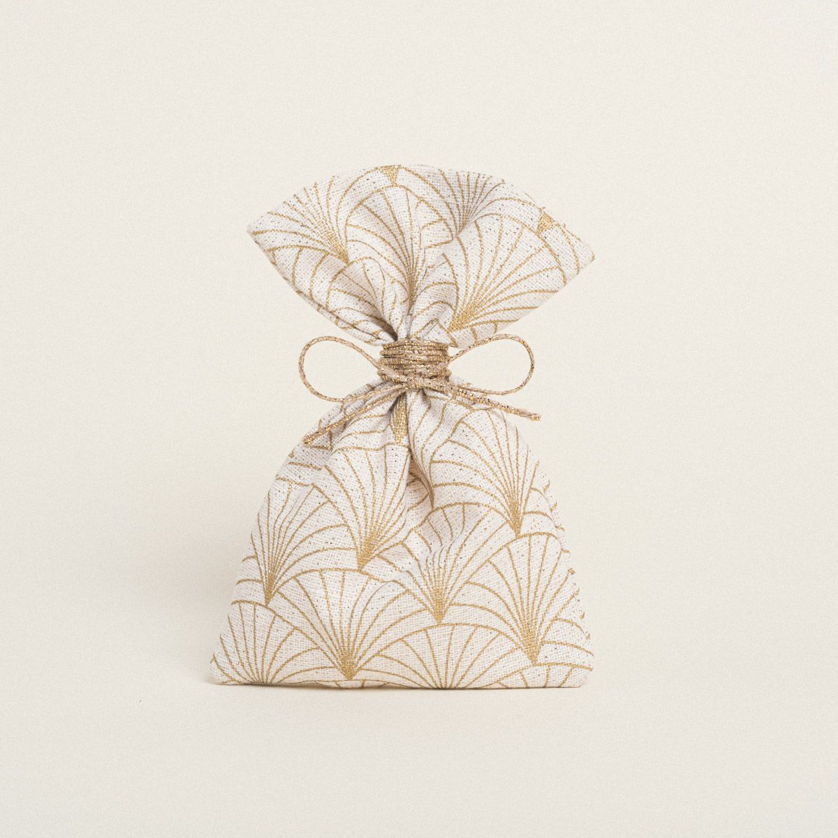 ΠΟΥΓΚΙ 12 x 17 cm ΕΚΡΟΥ ΜΕ ΧΡΥΣΟ ART DECO