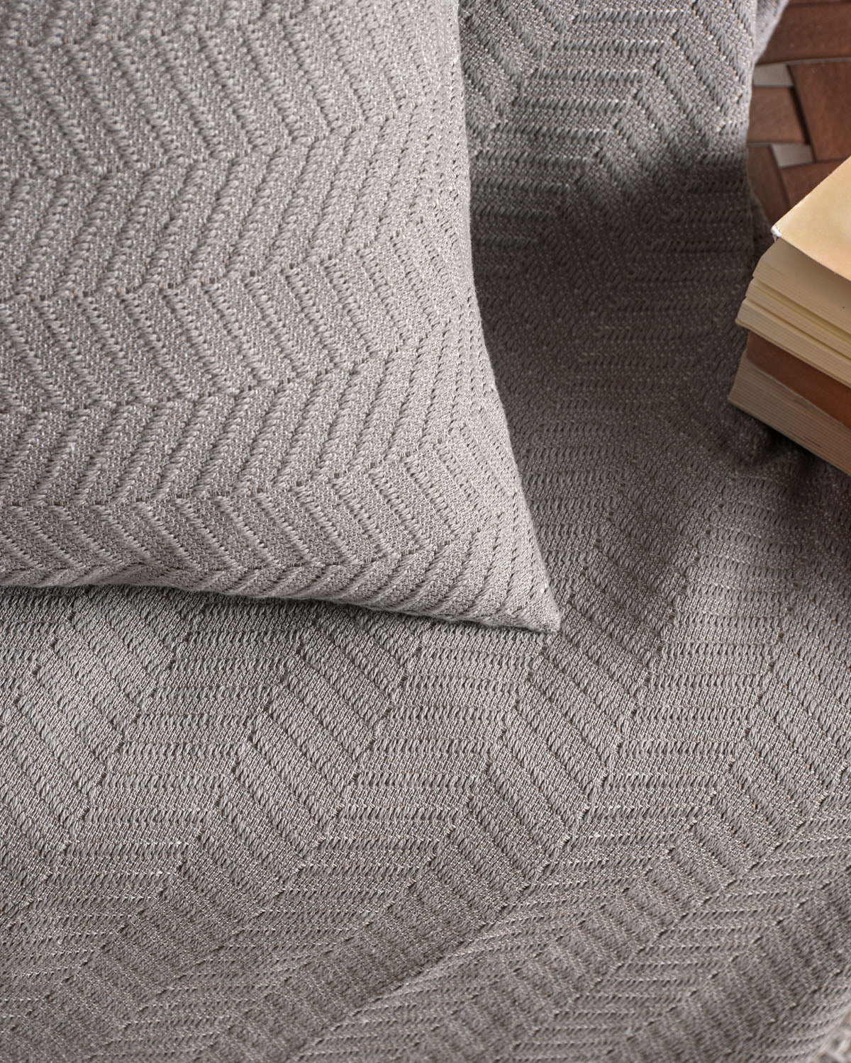 EWAN Γκρι - Μαξιλαροθήκη από την εταιρεία Rythmos Home