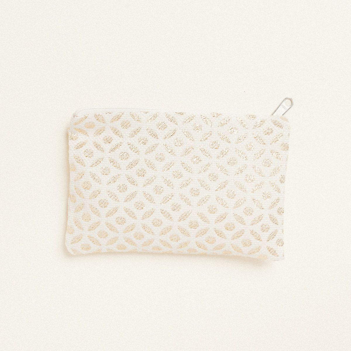 ΠΟΡΤΟΦΟΛΑΚΙ 9 x 16 cm ΖΑΚΑΡ ΕΚΡΟΥ- ΧΡΥΣΟ