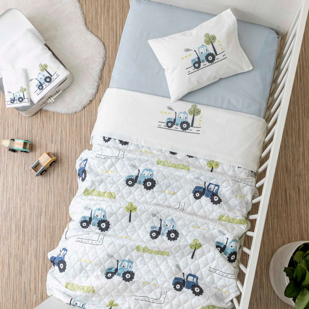 Κουβερλί Κούνιας Trucky από την εταιρεία Borea Home Textiles