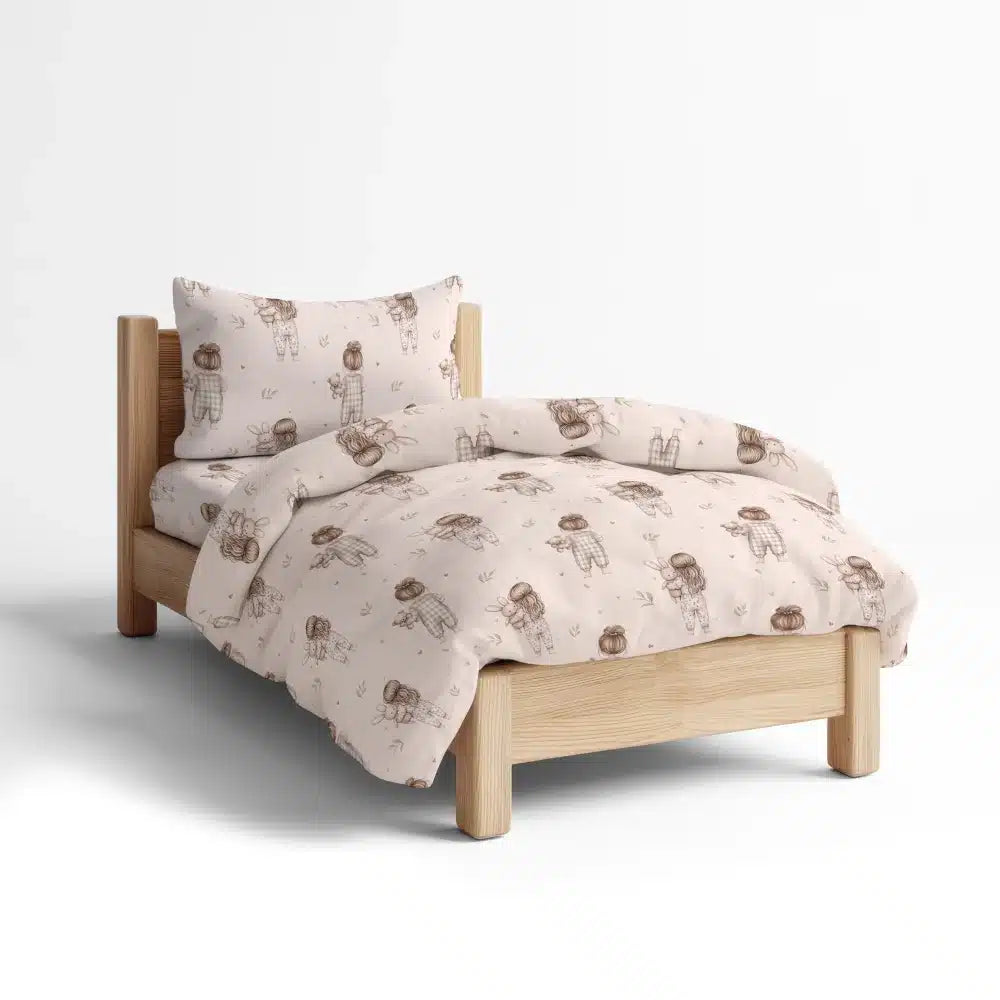 Κουβερλί Σετ Goodnight Moνό Ροζέ από την εταιρεία Borea Home Textiles