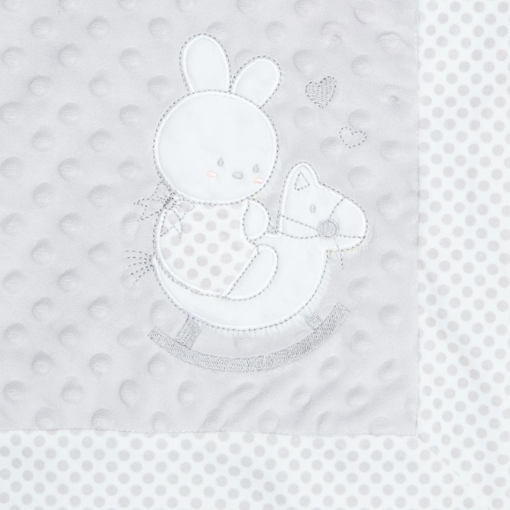 Κουβέρτα Κούνιας Rocking Rabbit από την εταιρεία Borea Home Textiles