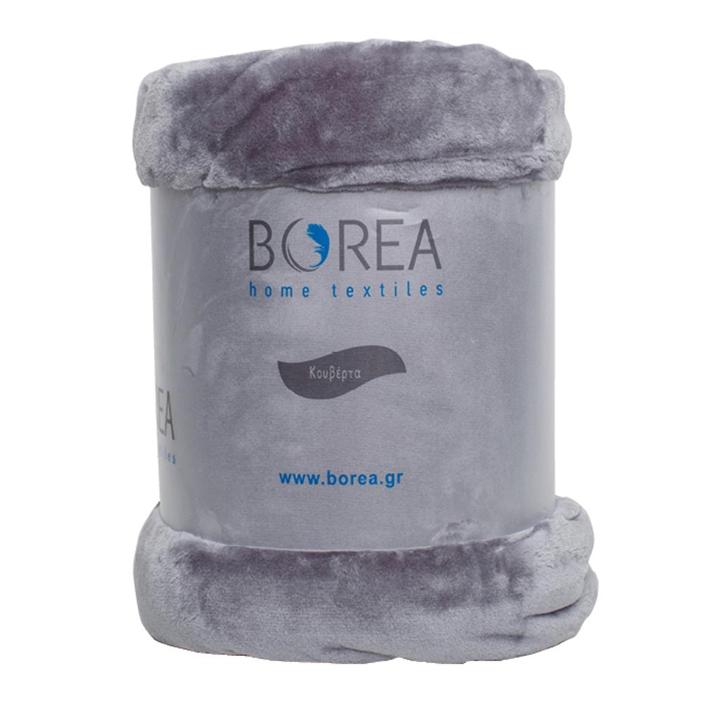 Κουβέρτα Μονόχρωμη K-4 Υπέρδιπλη από την εταιρεία Borea Home Textiles