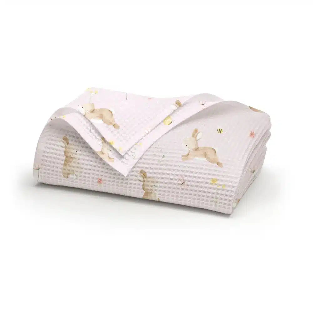 Κουβέρτα Αγκαλιάς Πικέ Blush από την εταιρεία Borea Home Textiles