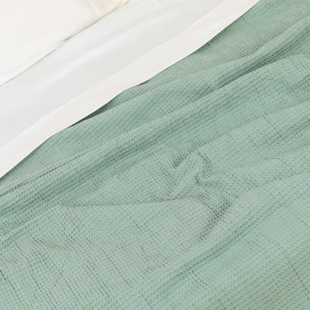 Κουβέρτα Πικέ Waffle Μονή από την εταιρεία Borea Home Textiles