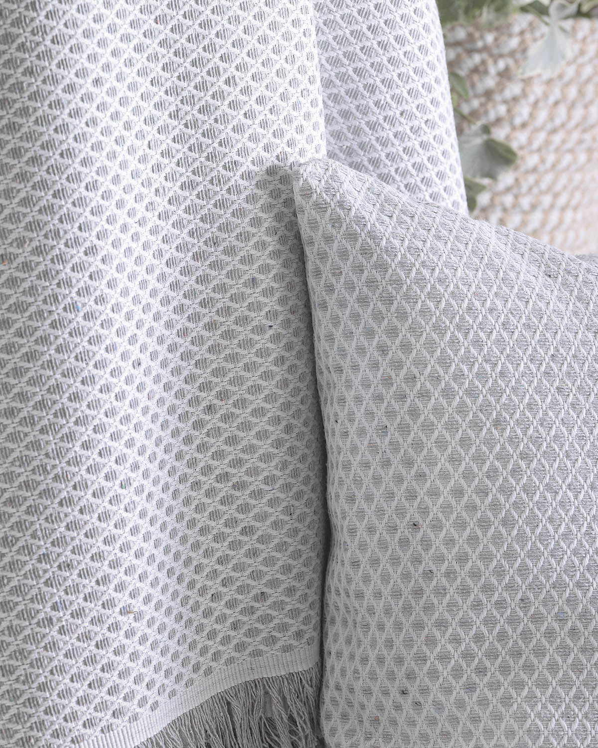 MATIS Γκρι - Μαξιλαροθήκη από την εταιρεία Rythmos Home