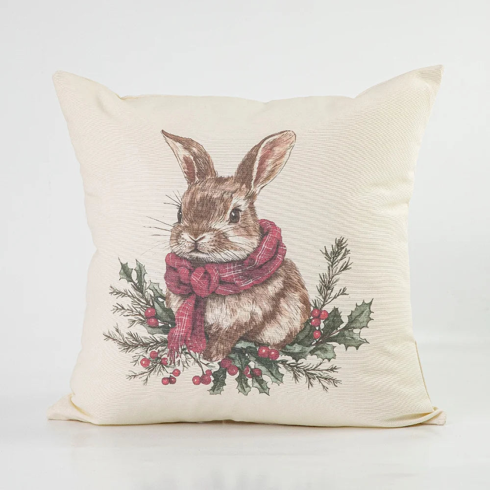 Μαξιλάρι Διακοσμητικό Χριστουγεννιάτικο Printed Σχέδιο 100 από την εταιρεία Borea Home Textiles