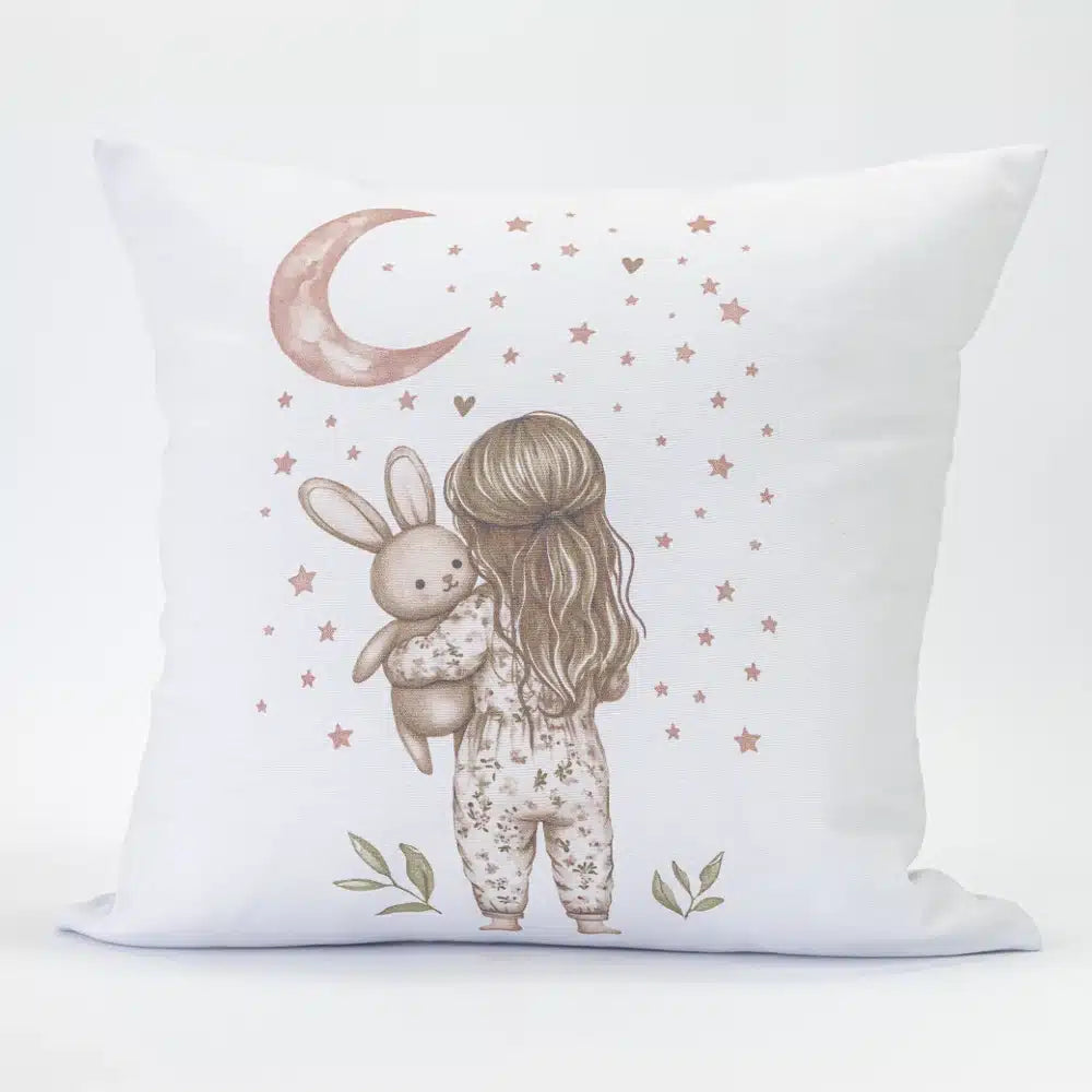 Μαξιλάρι Διακοσμητικό Printed Goodnight Ροζέ από την εταιρεία Borea Home Textiles