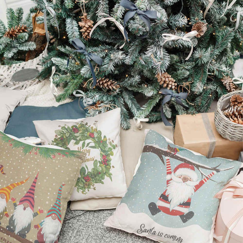 Μαξιλάρι Διακοσμητικό Χριστουγεννιάτικο Printed Σχέδιο 116 από την εταιρεία Borea Home Textiles