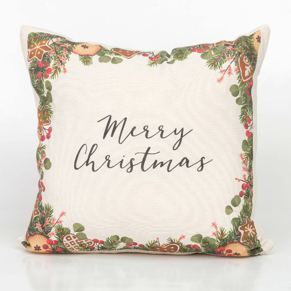 Μαξιλάρι Διακοσμητικό Χριστουγεννιάτικο Printed Σχέδιο 112 από την εταιρεία Borea Home Textiles