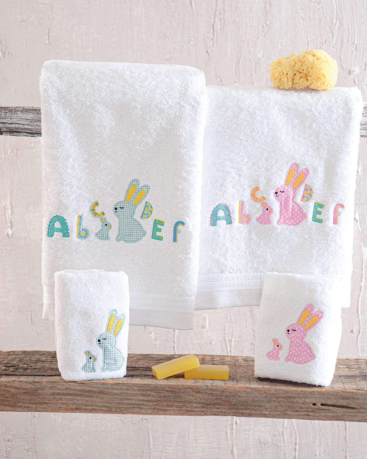 MIFFY Σιέλ - Σετ πετσέτες 2 τεμ. Σετ 2 Τεμαχίων Σιέλ 30 x 50 70 x 140 από την εταιρεία Rythmos Home