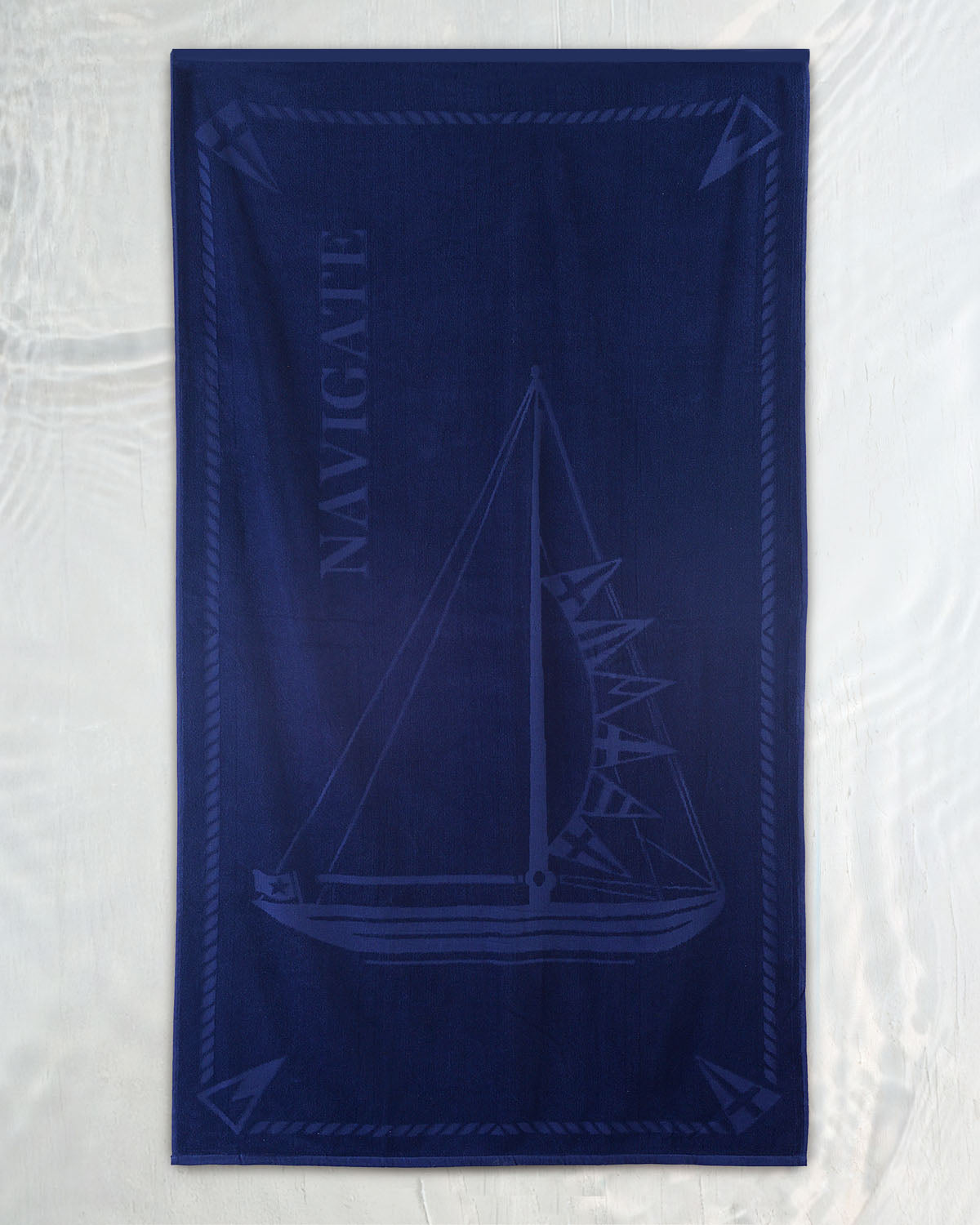 NAVIGATE - Πετσέτα ΘΑΛΑΣΣΗΣ ΒΕΛΟΥΤΕ 86X160 86X160 από την εταιρεία Rythmos Home