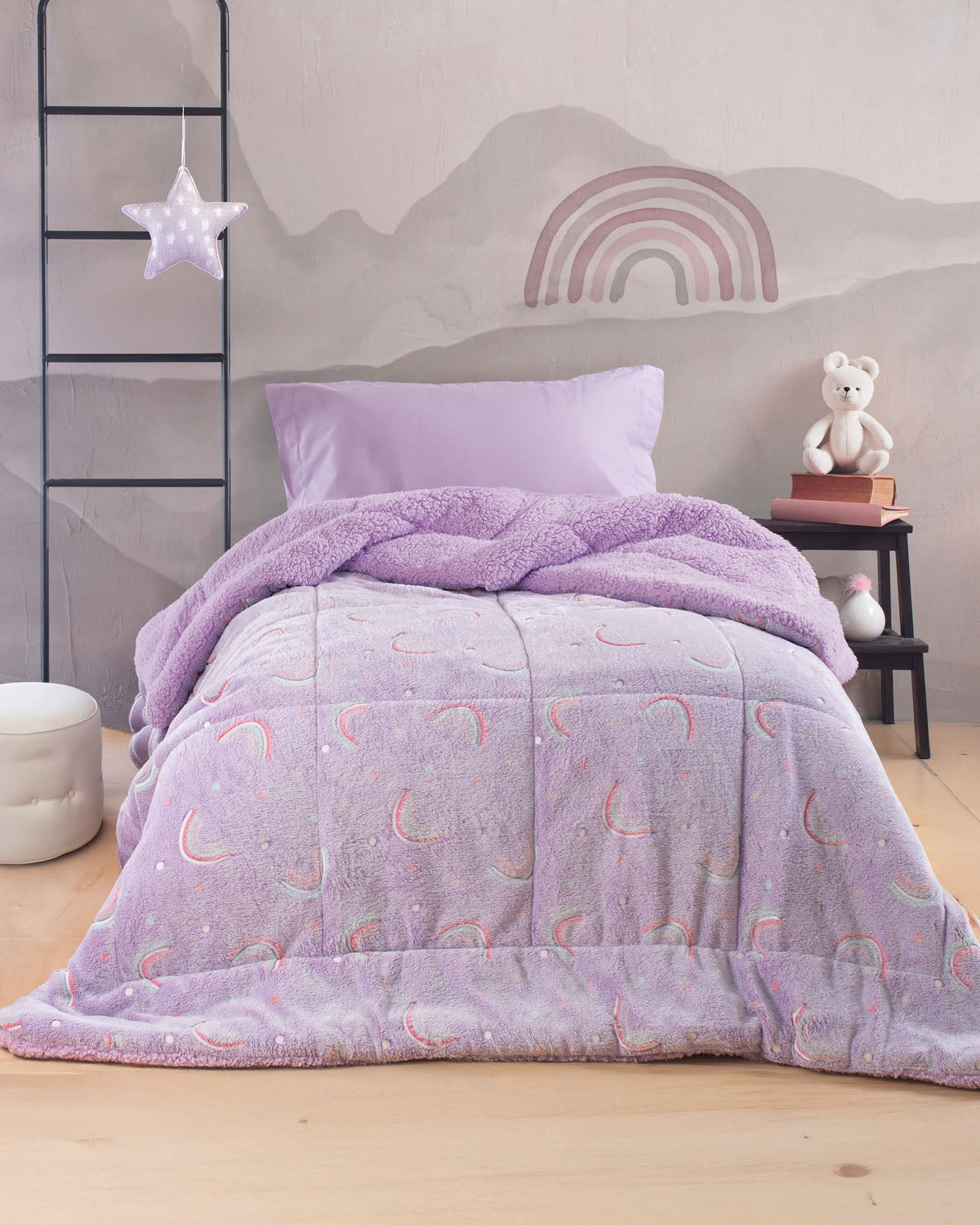 NELIE - Κουβερτοπάπλωμα παιδικό LUMINUS (flannel fleece) Ημίδιπλο 160 x 220 από την εταιρεία Rythmos Home