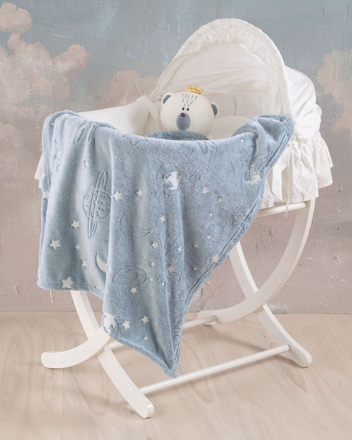 ODDITY - Κουβέρτα ΑΓΚΑΛΙΑΣ LUMINUS (flannel fleece) 80 x 110 80 x 110 από την εταιρεία Rythmos Home